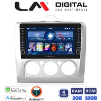 LM Digital - LM ZG4329 GPS Οθόνη OEM Multimedia Αυτοκινήτου για FORD FOCUS 2004>2012 (CarPlay/AndroidAuto/BT/GPS/WIFI/GPRS) electriclife