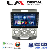LM Digital - LM ZG4360 GPS Οθόνη OEM Multimedia Αυτοκινήτου για MAZDA BT 50  & FORD RANGER 2006>2011 (CarPlay/AndroidAuto/BT/GPS/WIFI/GPRS) electriclife