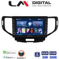LM Digital - LM ZG4363 GPS Οθόνη OEM Multimedia Αυτοκινήτου για Honda Accord 2008 > 2013 (CarPlay/AndroidAuto/BT/GPS/WIFI/GPRS) electriclife