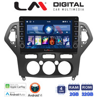 LM Digital - LM ZG4367A GPS Οθόνη OEM Multimedia Αυτοκινήτου για FORD MONDEO 2007 > 2010 (CarPlay/AndroidAuto/BT/GPS/WIFI/GPRS) electriclife