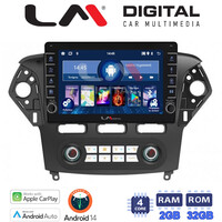 LM Digital - LM ZG4368 GPS Οθόνη OEM Multimedia Αυτοκινήτου για FORD MONDEO 2010 > 2013 (CarPlay/AndroidAuto/BT/GPS/WIFI/GPRS) electriclife