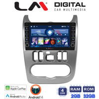 LM Digital - LM ZG4432 GPS Οθόνη OEM Multimedia Αυτοκινήτου για DACIA DUSTER 2006>2012  (CarPlay/AndroidAuto/BT/GPS/WIFI/GPRS) electriclife