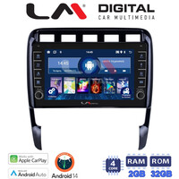 LM Digital - LM ZG4443 GPS Οθόνη OEM Multimedia Αυτοκινήτου για PORSCHE CAYENNE 2002>2011 (CarPlay/AndroidAuto/BT/GPS/WIFI/GPRS) electriclife