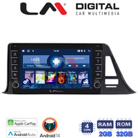 LM Digital - LM ZG4445 GPS Οθόνη OEM Multimedia Αυτοκινήτου για Toyota CH-R 2017 > (CarPlay/AndroidAuto/BT/GPS/WIFI/GPRS) electriclife