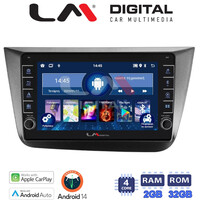 LM Digital - LM ZG4490 GPS Οθόνη OEM Multimedia Αυτοκινήτου για Seat Altea 2004 > 2015 (CarPlay/AndroidAuto/BT/GPS/WIFI/GPRS) electriclife