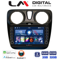 LM Digital - LM ZG4657 GPS Οθόνη OEM Multimedia Αυτοκινήτου για Dacia Dokker 2012 > (CarPlay/AndroidAuto/BT/GPS/WIFI/GPRS) electriclife