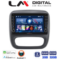 LM Digital - LM ZG4706 GPS Οθόνη OEM Multimedia Αυτοκινήτου για Opel Vivaro 2014 > 2020Renault Traffic 2014 > 2020Nissan NV300 2014 > 2020Fiat Talento 2014 > 2020Δείτε τί φίσα έχει το αυτοκίνητο πριν την αγορά της οθόνης. (CarPlay/AndroidA electriclife