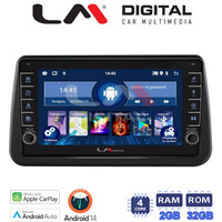 LM Digital - LM ZG4962 GPS Οθόνη OEM Multimedia Αυτοκινήτου για Opel Meriva 2010 > 2017 (CarPlay/AndroidAuto/BT/GPS/WIFI/GPRS) electriclife