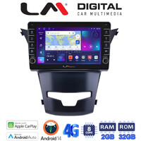 LM Digital - LM ZG8016 GPS Οθόνη OEM Multimedia Αυτοκινήτου για Ssangyong Korando 2014> (CarPlay/AndroidAuto/BT/GPS/WIFI/GPRS) electriclife