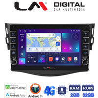 LM Digital - LM ZG8018 GPS Οθόνη OEM Multimedia Αυτοκινήτου για TOYOTA RAV4 2006 > 2012 (CarPlay/AndroidAuto/BT/GPS/WIFI/GPRS) electriclife
