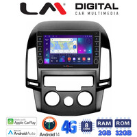 LM Digital - LM ZG8043AC GPS Οθόνη OEM Multimedia Αυτοκινήτου για HYUNDAI i30 2007-2012  (CarPlay/AndroidAuto/BT/GPS/WIFI/GPRS) electriclife