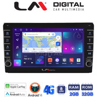 LM Digital - LM ZG8050 GPS Οθόνη OEM Multimedia Αυτοκινήτου για AUDI A4 (8E) 2001>2008 (CarPlay/AndroidAuto/BT/GPS/WIFI/GPRS) electriclife