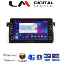 LM Digital - LM ZG8052 GPS Οθόνη OEM Multimedia Αυτοκινήτου για BMW Σειρά 3 (E46) 1998>2005  (CarPlay/AndroidAuto/BT/GPS/WIFI/GPRS) electriclife