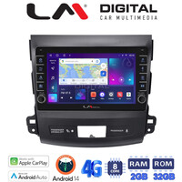 LM Digital - LM ZG8056 GPS Οθόνη OEM Multimedia Αυτοκινήτου για OUTLANDER, C CROSSER,4007 2006>2012 (CarPlay/AndroidAuto/BT/GPS/WIFI/GPRS) electriclife