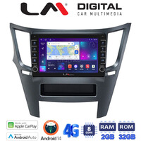 LM Digital - LM ZG8061 GPS Οθόνη OEM Multimedia Αυτοκινήτου για Subaru Legacy-Outback 2009>2013 (CarPlay/AndroidAuto/BT/GPS/WIFI/GPRS) electriclife