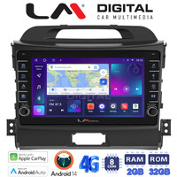 LM Digital - LM ZG8074 GPS Οθόνη OEM Multimedia Αυτοκινήτου για KIA SPORTAGE 2010>2015 (CarPlay/AndroidAuto/BT/GPS/WIFI/GPRS) electriclife