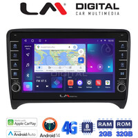 LM Digital - LM ZG8078 GPS Οθόνη OEM Multimedia Αυτοκινήτου για AUDI TT  2007 > 2014 (CarPlay/AndroidAuto/BT/GPS/WIFI/GPRS) electriclife