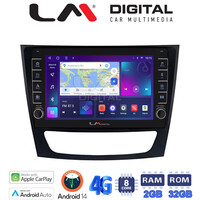 LM Digital - LM ZG8090 GPS Οθόνη OEM Multimedia Αυτοκινήτου για MERCEDES E class (W211)  (CarPlay/AndroidAuto/BT/GPS/WIFI/GPRS) electriclife