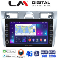 LM Digital - LM ZG8140 GPS Οθόνη OEM Multimedia Αυτοκινήτου για Ford Fiesta 2006 -> 2008 (CarPlay/AndroidAuto/BT/GPS/WIFI/GPRS) electriclife