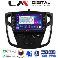LM Digital - LM ZG8150 GPS Οθόνη OEM Multimedia Αυτοκινήτου για FORD FOCUS 2015>2018 (CarPlay/AndroidAuto/BT/GPS/WIFI/GPRS) electriclife