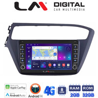 LM Digital - LM ZG8226 GPS Οθόνη OEM Multimedia Αυτοκινήτου για Hyundai i20 2019> (CarPlay/AndroidAuto/BT/GPS/WIFI/GPRS) electriclife
