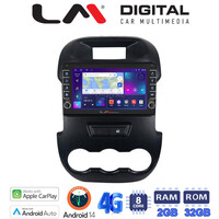 LM Digital - LM ZG8245 GPS Οθόνη OEM Multimedia Αυτοκινήτου για FORD RANGER 2011> 2015 (CarPlay/AndroidAuto/BT/GPS/WIFI/GPRS) electriclife