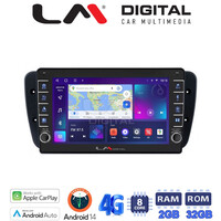 LM Digital - LM ZG8246 GPS Οθόνη OEM Multimedia Αυτοκινήτου για Seat Ibiza 2008 > 2015 (CarPlay/AndroidAuto/BT/GPS/WIFI/GPRS) electriclife