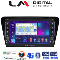 LM Digital - LM ZG8279 GPS Οθόνη OEM Multimedia Αυτοκινήτου για SKODA OCTAVIA 7 2013> 2020 (CarPlay/AndroidAuto/BT/GPS/WIFI/GPRS) electriclife