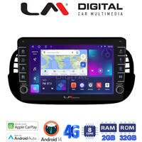 LM Digital - LM ZG8315B GPS Οθόνη OEM Multimedia Αυτοκινήτου για Fiat 500 2007 > 2016 (CarPlay/AndroidAuto/BT/GPS/WIFI/GPRS) electriclife