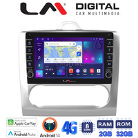 LM Digital - LM ZG8328 GPS Οθόνη OEM Multimedia Αυτοκινήτου για FORD FOCUS 2004>2012 (CarPlay/AndroidAuto/BT/GPS/WIFI/GPRS) electriclife