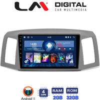 LM Digital - LM ZL4307 GPS Οθόνη OEM Multimedia Αυτοκινήτου για Jeep Grand Cherokee 2004 > 2011 (BT/GPS/WIFI/GPRS) electriclife
