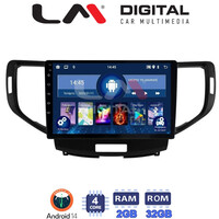LM Digital - LM ZL4363 GPS Οθόνη OEM Multimedia Αυτοκινήτου για Honda Accord 2008 > 2013 (BT/GPS/WIFI/GPRS) electriclife