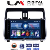 LM Digital - LM ZL4400 GPS Οθόνη OEM Multimedia Αυτοκινήτου για Toytota Land Cruiser 2019> (BT/GPS/WIFI/GPRS) electriclife