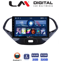 LM Digital - LM ZL4499 GPS Οθόνη OEM Multimedia Αυτοκινήτου για Ford KA 2016 > (BT/GPS/WIFI/GPRS) electriclife