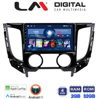 LM Digital - LM ZN4230A GPS Οθόνη OEM Multimedia Αυτοκινήτου για Mitsubishi L200 2014 > 

Μόνο για αυτοκίνητα με Air Condition (CarPlay/AndroidAuto/BT/GPS/WIFI/GPRS) electriclife
