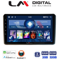 LM Digital - LM ZN4312 GPS Οθόνη OEM Multimedia Αυτοκινήτου για MITSUBISHI OUTLANDER 2001 > 2006 (CarPlay/AndroidAuto/BT/GPS/WIFI/GPRS) electriclife