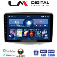 LM Digital - LM ZN4402 GPS Οθόνη OEM Multimedia Αυτοκινήτου για Toyota Yaris 1999 > 2004 (CarPlay/AndroidAuto/BT/GPS/WIFI/GPRS) electriclife