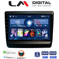 LM Digital - LM ZN4431 GPS Οθόνη OEM Multimedia Αυτοκινήτου για Isuzu DMAX 2021> (CarPlay/AndroidAuto/BT/GPS/WIFI/GPRS) electriclife