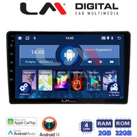 LM Digital - LM ZN4458 GPS Οθόνη OEM Multimedia Αυτοκινήτου για Nissan Micra 2014 > 2016 (CarPlay/AndroidAuto/BT/GPS/WIFI/GPRS) electriclife