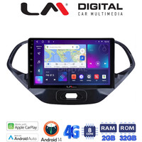 LM Digital - LM ZR8499 GPS Οθόνη OEM Multimedia Αυτοκινήτου για Ford KA 2016 > (CarPlay/AndroidAuto/BT/GPS/WIFI/GPRS) electriclife