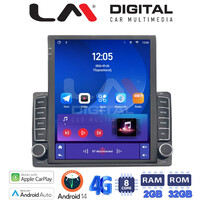 LM Digital - LM E8970 GPS Universal Οθόνη Αυτοκινήτου Tesla style (CarPlay/AndroidAuto/BT/GPS/WIFI/GPRS) electriclife