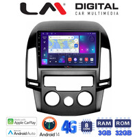 LM Digital - LM ZE8043AC GPS Οθόνη OEM Multimedia Αυτοκινήτου για HYUNDAI i30 2007-2012  (CarPlay/AndroidAuto/BT/GPS/WIFI/GPRS) electriclife
