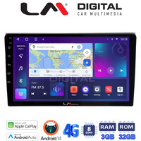 LM Digital - LM ZE8050 GPS Οθόνη OEM Multimedia Αυτοκινήτου για AUDI A4 (8E) 2001>2008 (CarPlay/AndroidAuto/BT/GPS/WIFI/GPRS) electriclife