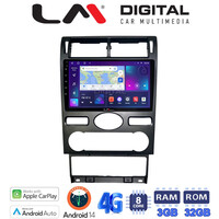 LM Digital - LM ZE8104 GPS Οθόνη OEM Multimedia Αυτοκινήτου για Ford Mondeo 2003 > 2006 (CarPlay/AndroidAuto/BT/GPS/WIFI/GPRS) electriclife