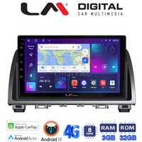 LM Digital - LM ZE8212 GPS Οθόνη OEM Multimedia Αυτοκινήτου για Mazda 6 2013 > 2017 (CarPlay/AndroidAuto/BT/GPS/WIFI/GPRS) electriclife
