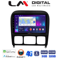 LM Digital - LM ZE8220 GPS Οθόνη OEM Multimedia Αυτοκινήτου για MERCEDES S (W220) 1998>2005  (CarPlay/AndroidAuto/BT/GPS/WIFI/GPRS) electriclife