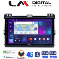 LM Digital - LM ZE8384 GPS Οθόνη OEM Multimedia Αυτοκινήτου για TOYOTA LANDCRUISER J100 2003>2009   (CarPlay/AndroidAuto/BT/GPS/WIFI/GPRS) electriclife