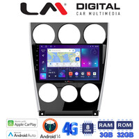 LM Digital - LM ZE8436 GPS Οθόνη OEM Multimedia Αυτοκινήτου για MAZDA 6 facelift 2005>2008  (CarPlay/AndroidAuto/BT/GPS/WIFI/GPRS) electriclife