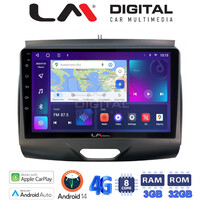LM Digital - LM ZE8576A GPS Οθόνη OEM Multimedia Αυτοκινήτου για Ford Ranger 2015 > 2020 (CarPlay/AndroidAuto/BT/GPS/WIFI/GPRS) electriclife
