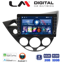 LM Digital - LM ZG4236 GPS Οθόνη OEM Multimedia Αυτοκινήτου για Ford Focus 1998 > 2004 (CarPlay/AndroidAuto/BT/GPS/WIFI/GPRS) electriclife